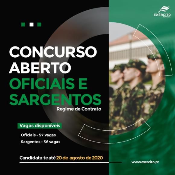 Exército | Concurso Aberto – Oficiais e Sargentos