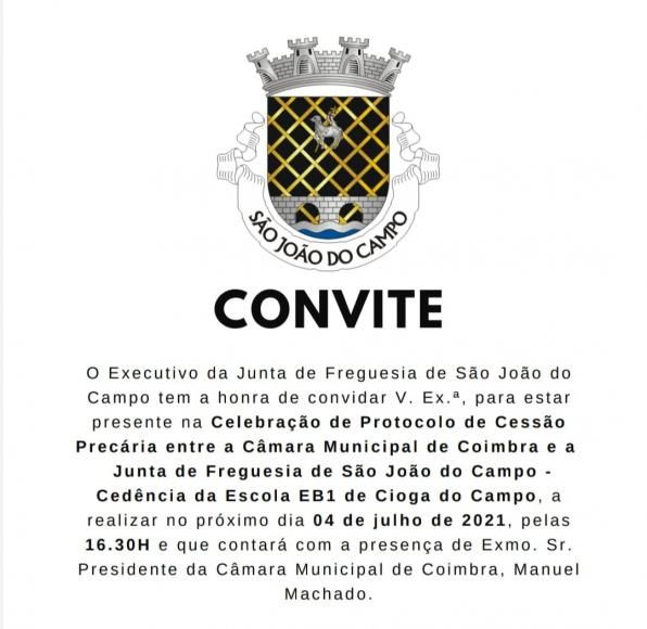 Cerimónia de Cedência da Escola EB1 de Cioga do Campo