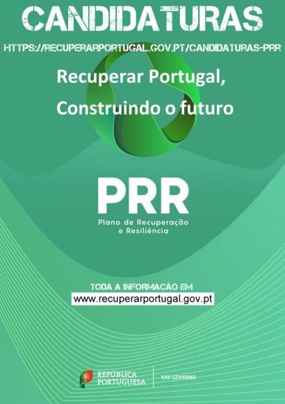 Candidaturas - Plano de Recuperação e Resiliência - Recuperar Portugal