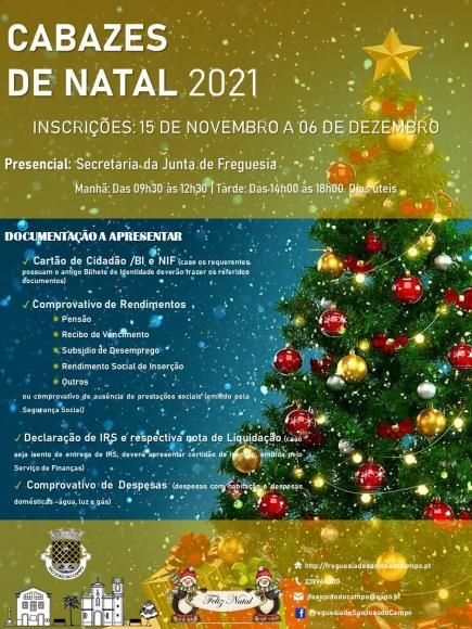 CANDIDATURAS AO CABAZ DE NATAL! (até dia 6 de dezembro)