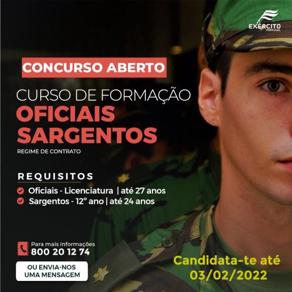EXÉRCITO RECRUTAMENTO - CONCURSO ABERTO