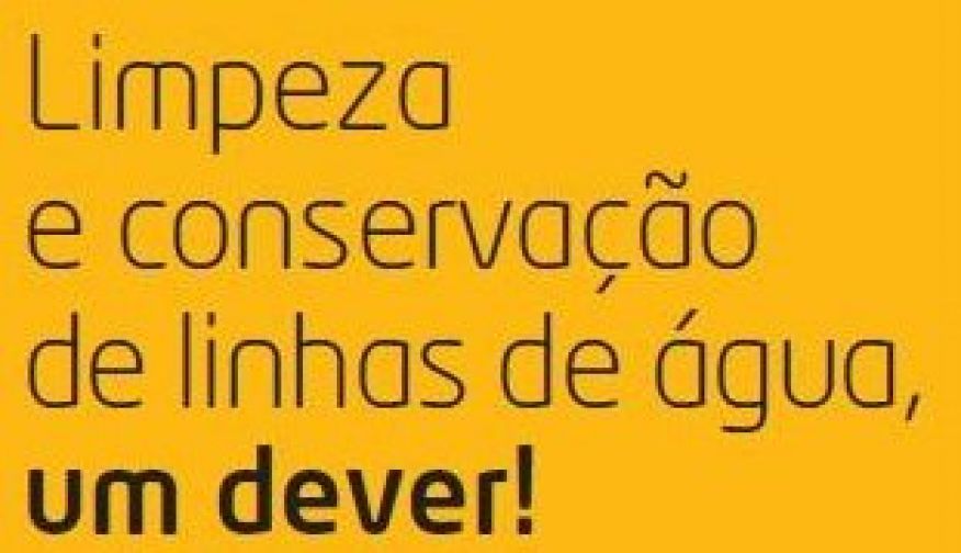 Limpeza das linhas de água