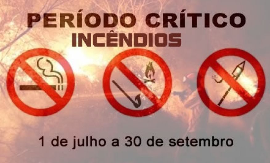 Período Crítico Incêndios: de 1 de julho a 30 de setembro de 2015