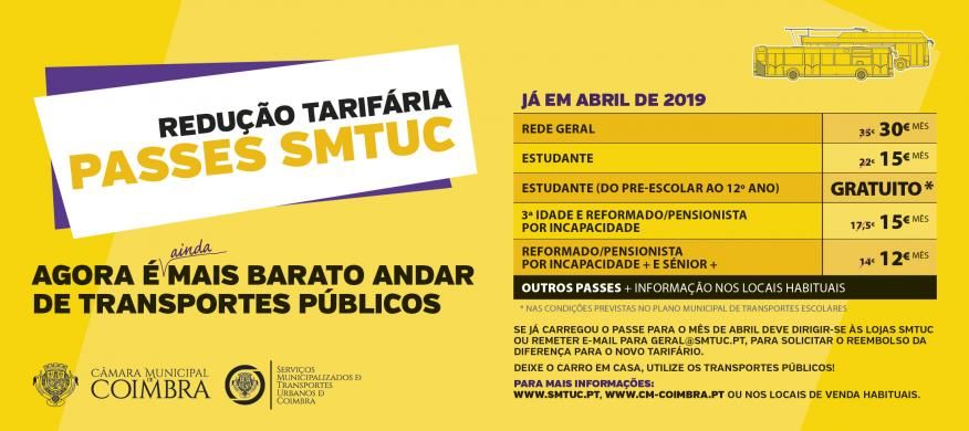 Redução tarifária dos passes dos transportes coletivos