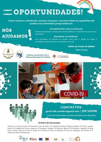 Apoio às escolas e alunos
