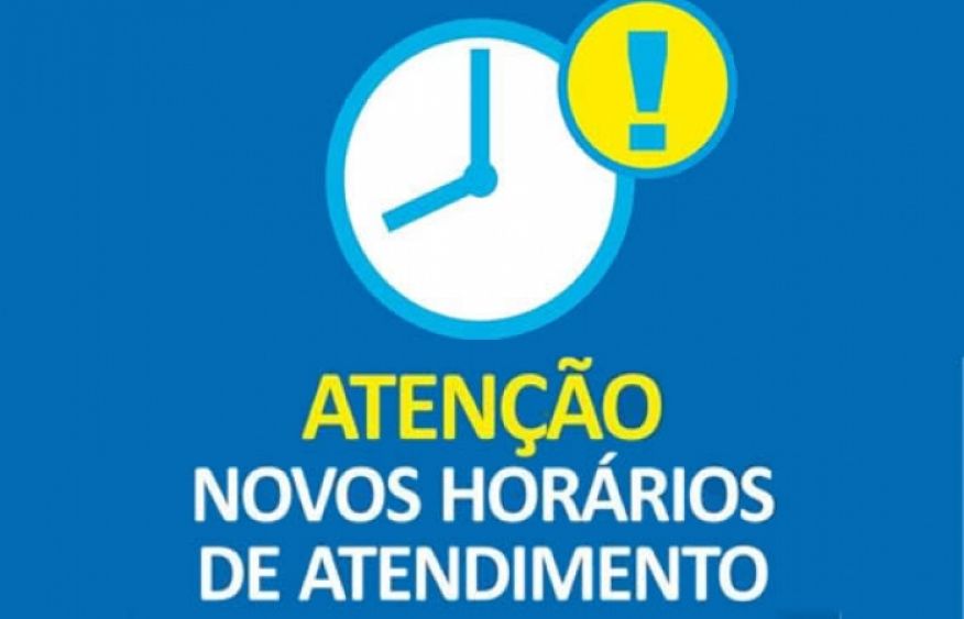 Serviço atendimento com novo horário